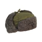 Hungarian Army 82M winter cap with fake fur (like-new)