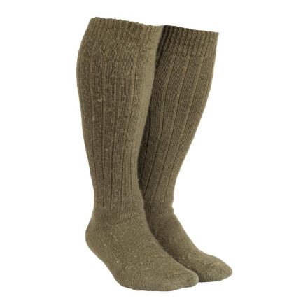 German BW Wool Socks (used), green 
