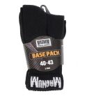 Magnum Base Pack Socks, black 40-43