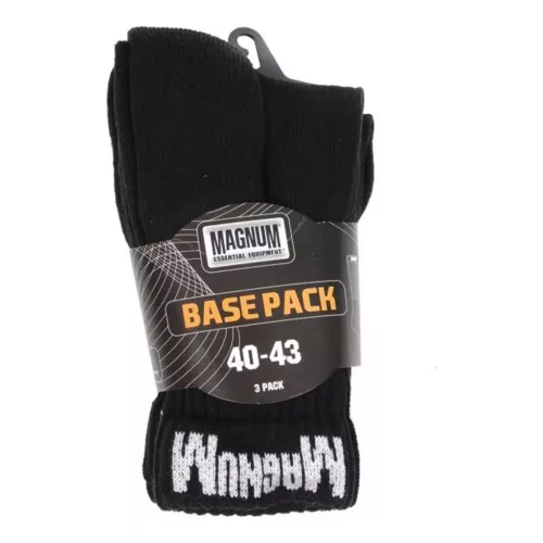 Magnum Base Pack Socken, Schwarz 40-43