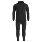 Mil-Tec set lenjerie de corp termică din fleece, negru