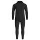 Mil-Tec set lenjerie de corp termică din fleece, negru