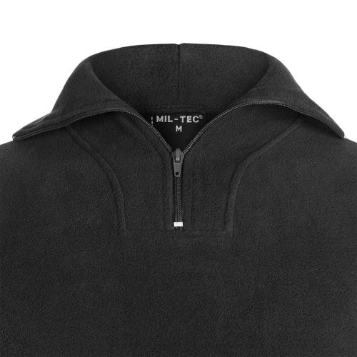 Mil-Tec set lenjerie de corp termică din fleece, negru M