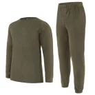 Mil-Tec fleece komplet spodné, hnedý M