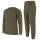 Mil-Tec fleece komplet spodné, hnedý M