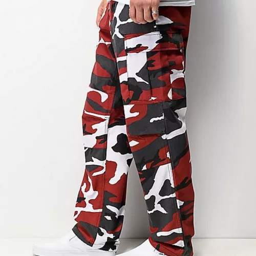 M-Tramp BDU Pants, red-camo XXS