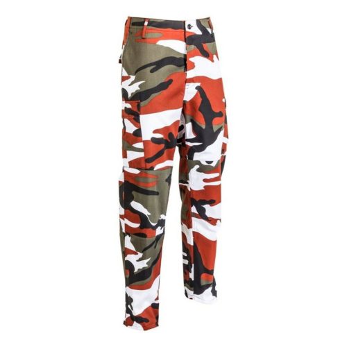 M-Tramp BDU pantaloni, rosu-camo XXS