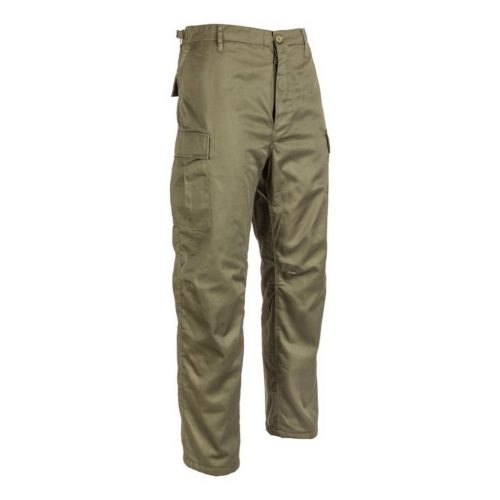 M-Tramp pantaloni BDU fleece captusiti, verde S