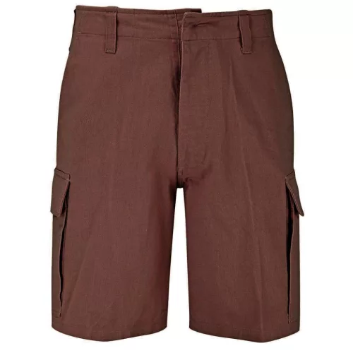 Prewash Moleskin Short, Braun