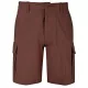 Stonewashed Moleskin Short, brown