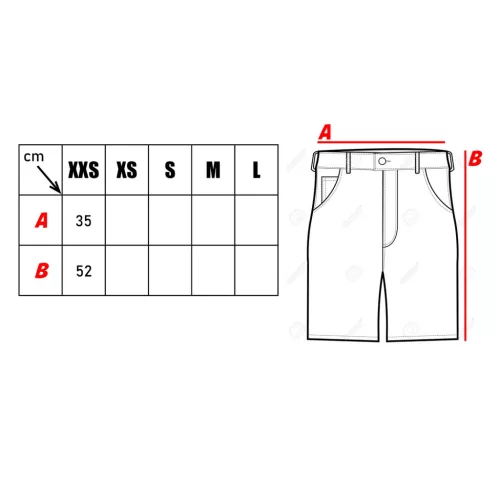 Prewash Moleskin Short, Braun