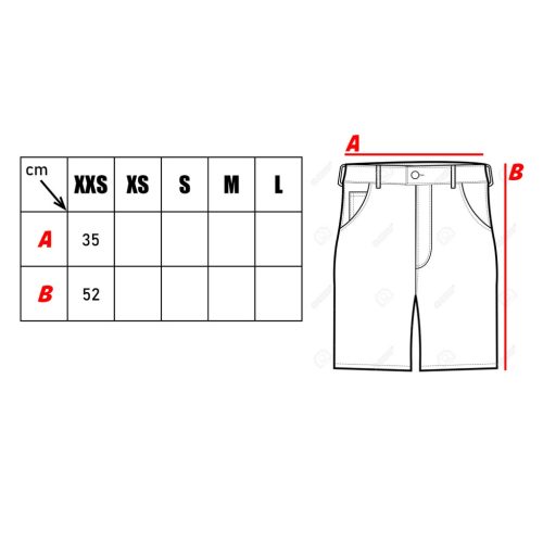 Moleszkin pantaloni scurti, maro