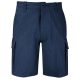 Prewash Moleskin Short, Blau XXS