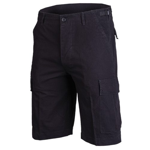 Mil-Tec rip-stop pantaloni scurti, negru