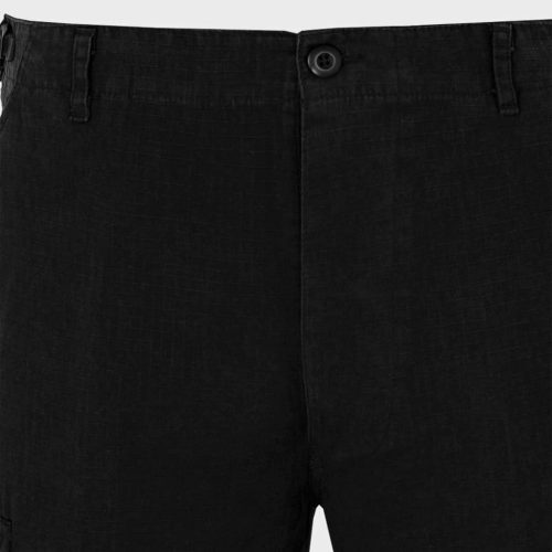 Mil-Tec rip-stop pantaloni scurti, negru XL
