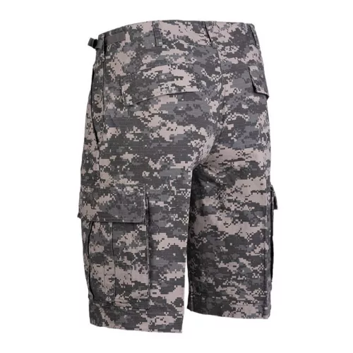 Mil-Tec ripstop short, szürke-digit L