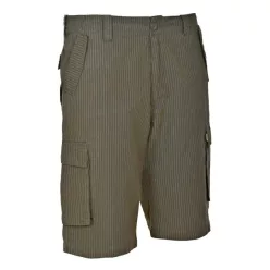 M-Tramp gestreifte Short, Grün