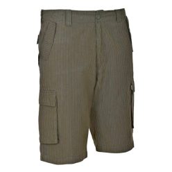 M-Tramp gestreifte Short, Grün