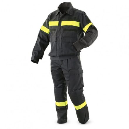 Nemecký Heavy hasič nohavice, čierna