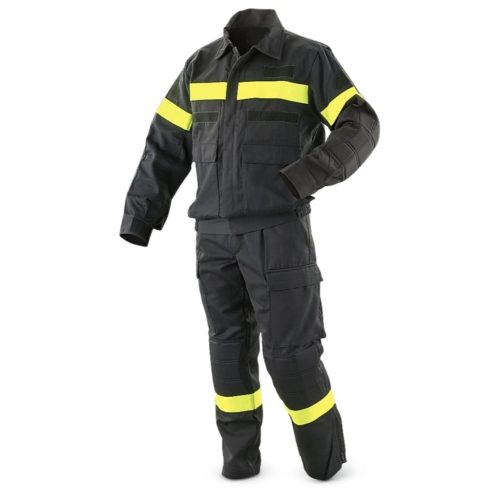 German Heavy fireman's pants, black 46