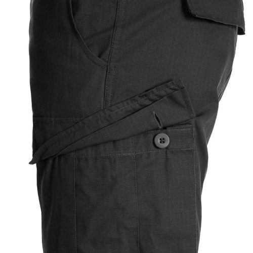 Mil-Tec Slim Fit ripstop BDU Pants, black 2XL