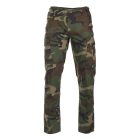 Mil-Tec Slim Fit ripstop BDU nohavice, woodland