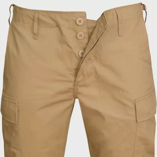 Mil-Tec slim fit ripstop BDU nadrág, bézs XL