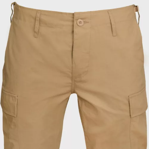 Mil-Tec slim fit ripstop BDU nadrág, bézs L