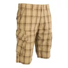 M-Tramp károvaná short, béžový S
