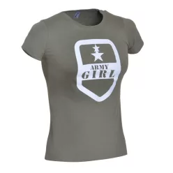 Army Girl T-Shirt, military-green M