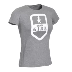 Army Girl tricou, gri