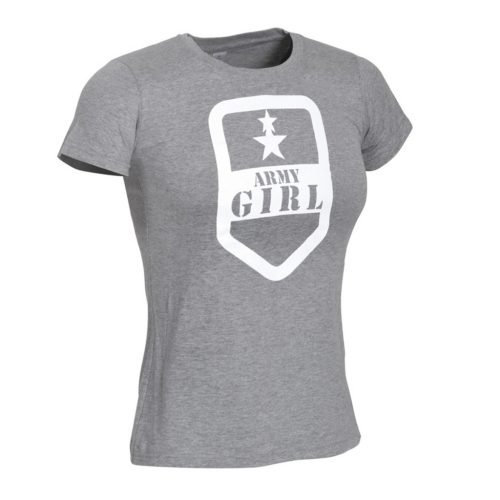 Army Girl T-Shirt, Grau S