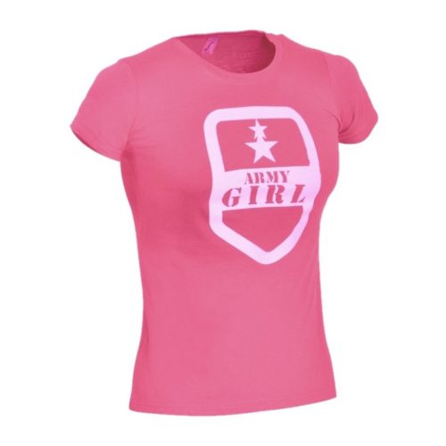 Army Girl T-Shirt, azalea S