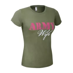 Army Wife tricou, kaki