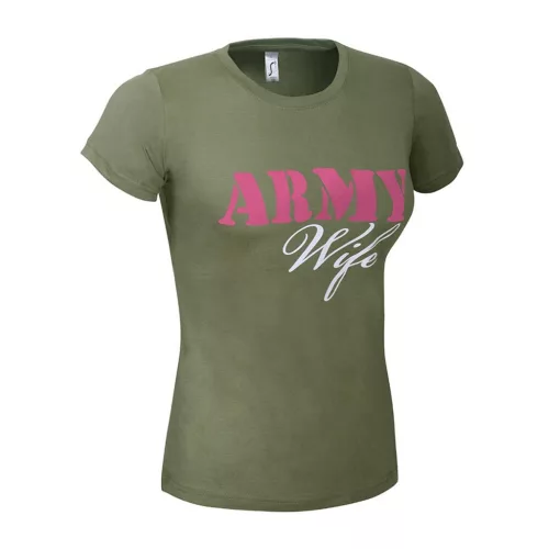 Army Wife tricou, kaki