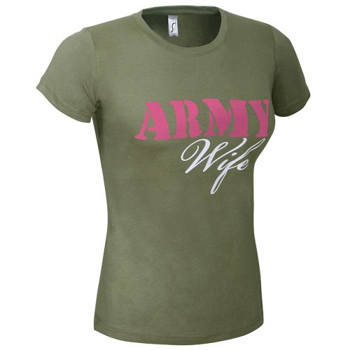 Army Wife T-Shirt, khaki