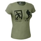 Your man, my man T-Shirt, khaki