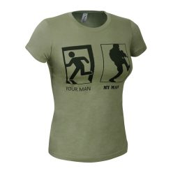 Your man, my man T-Shirt, Khaki S