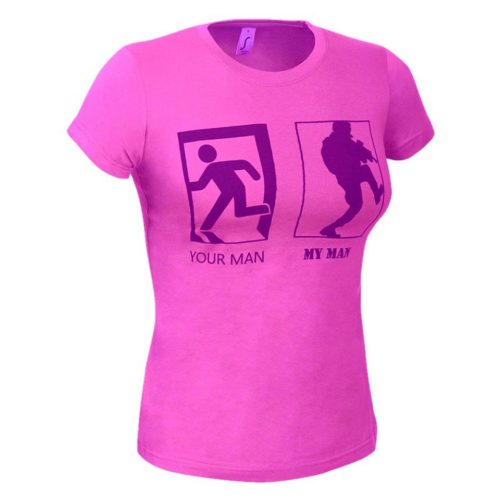 Your man, my man T-Shirt, azalea M