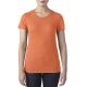 Anvil Tri-Blend women's tee, orange XS