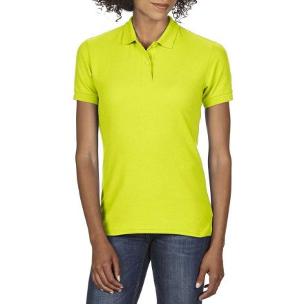 Gildan Dryblend Frauen pique T-Shirt, UV Grün