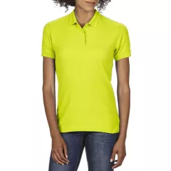 Gildan Dryblend Frauen pique T-Shirt, UV Grün