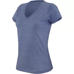 Kariban V-gât Femei tricou, albastru