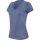 Kariban V-Ausschnitt Frauen T-Shirt, Blau