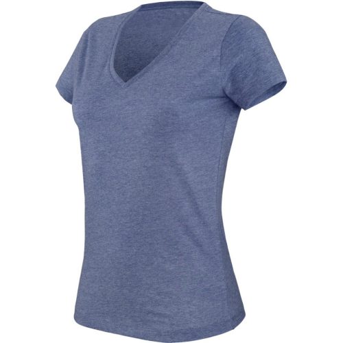 Kariban V-gât Femei tricou, albastru
