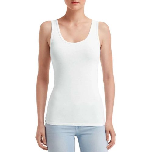 Anvil Frauen Tank-Top, Weiss XL