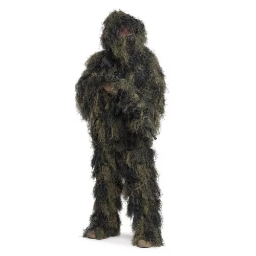 Mil-Tec anti fire ghillie suit, Woodland M-L