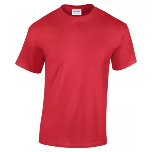 Gildan GI5000 Rot T-Shirt, Rot M