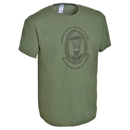 Paratrooper tricou (HUN), militar-verde