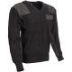 M-Tramp V-Hals Pullover, Schwarz XL